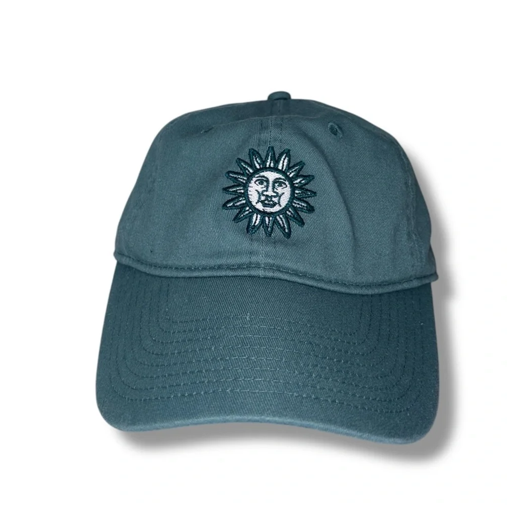 Teal Sun Valley Embroidered Cap